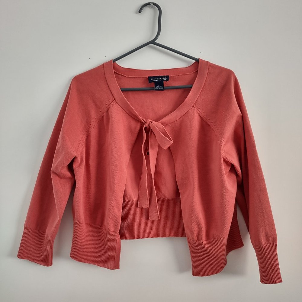 Ann Taylor Pink Cardigan